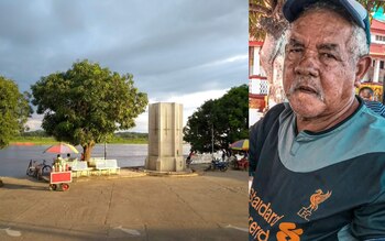 Equipos de rescate y pescadores