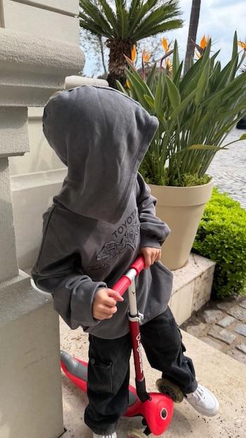 Amancio Vicuña, el hijo de la China Suárez, en la Casa de los Sueños