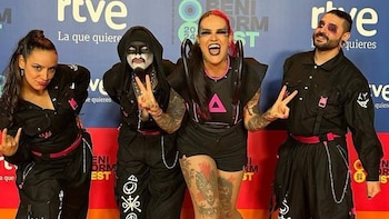 El grupo Megara en una