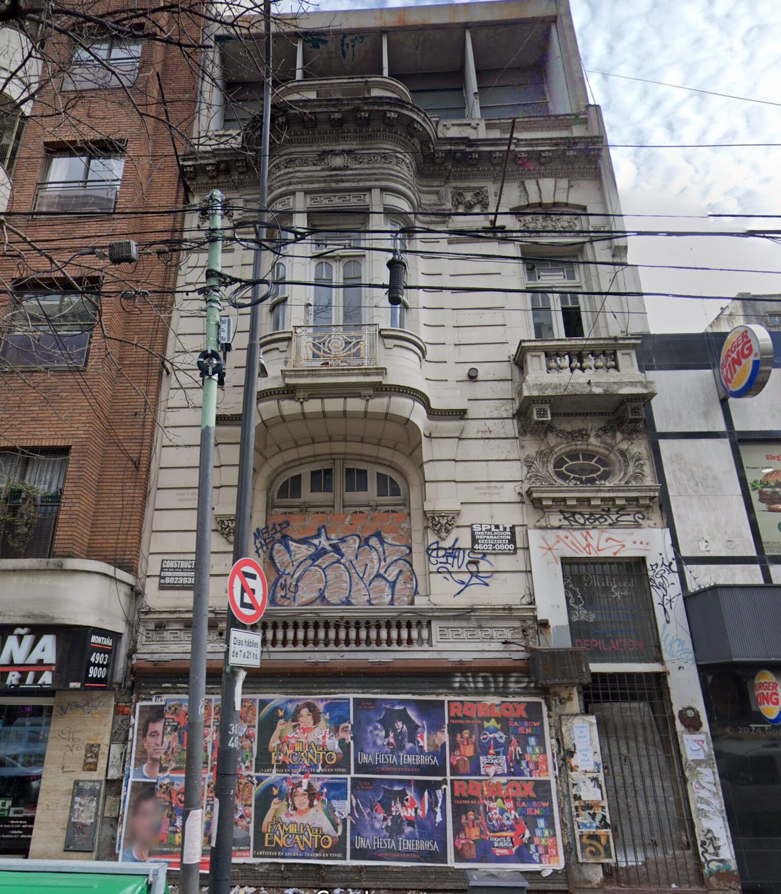 El edificio de Av Rivadavia 4615/19 fue cedido en la gestión de Alberto Fernández a la Universidad de las Madres de Plaza de Mayo