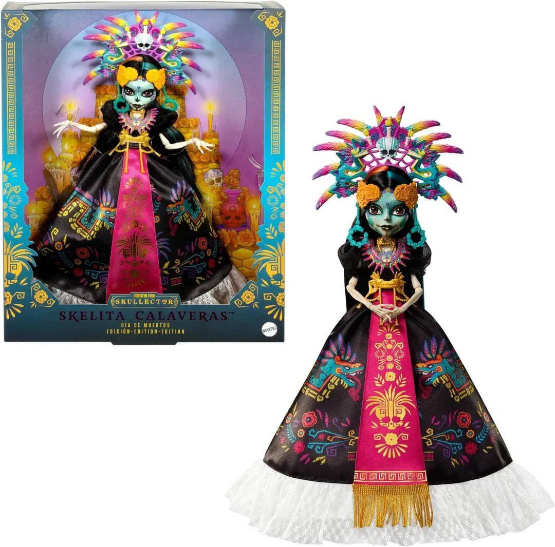 La muñeca toma diversos aspectos de la cultura mexica inspirada en la leyenda de Quetzalcóatl. Foto: (Monster High México/FB)