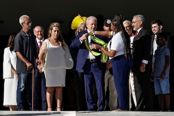 Lula da Silva se convirtió, por tercera ocasión, en el presidente de Brasil (REUTERS/Ueslei Marcelino)