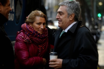Cintia López y Gregorio Dalbón,
