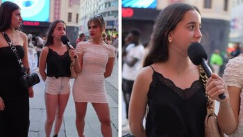 La entrevistadora, que recorre habitualmente