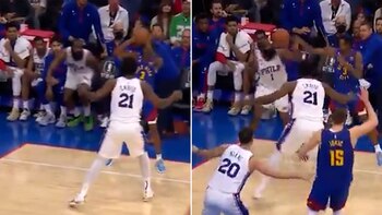 James Harden volvió a protagonizar una insólita jugada en la NBA: se metió en la cancha sin autorización y evitó el doble de un rival