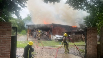 Un rayo cayó sobre una