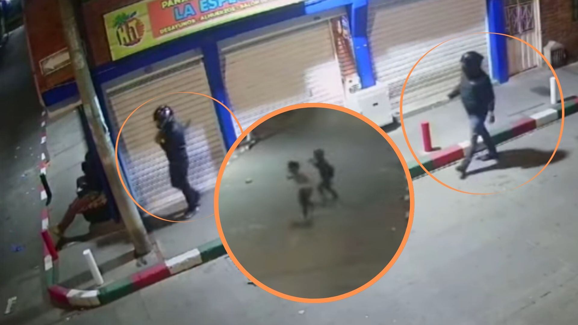 La víctima fue atacada por dos hombres en el barrio Floridablanca mientras compartía con otra mujer. - crédito captura de video/Citytv