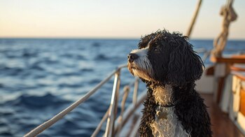 Perro de agua portugués, una