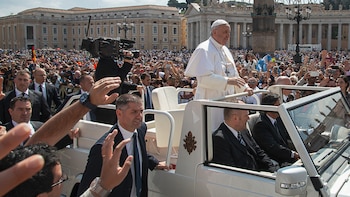 Foto de archivo del papa