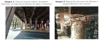 El informe indicó que el mantenimiento del tramo carretero corresponde al CIV por medio de Covial y pidió corregir las causas del deterioro vinculadas con humedad y filtraciones.