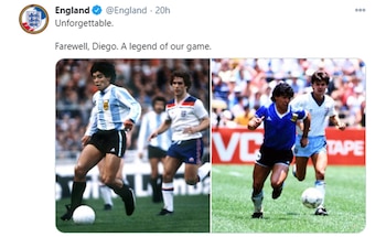 El posteo de Inglaterra