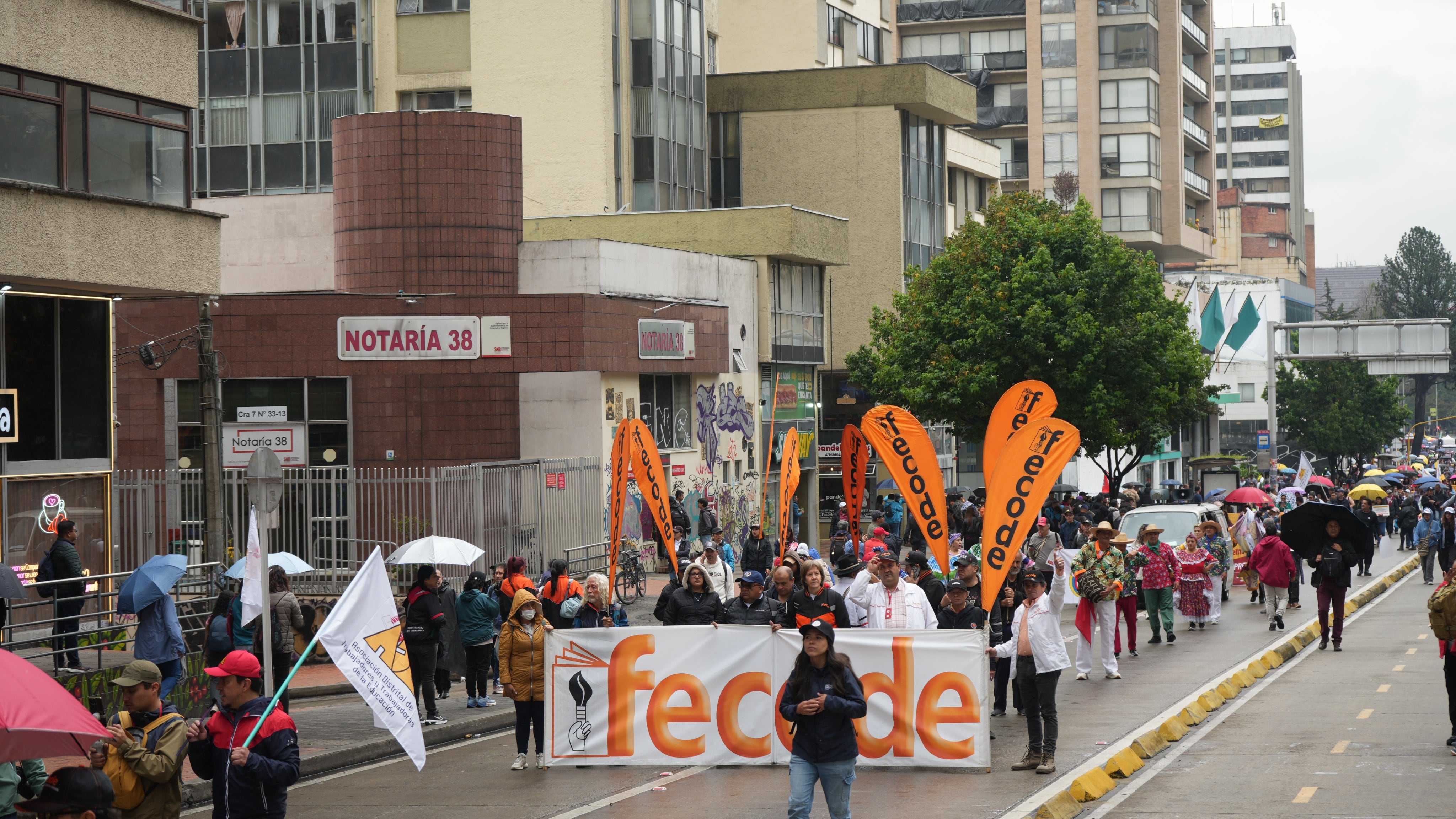 La principal causa del paro de maestros en Bogotá fue la crisis del sistema de salud del magisterio y las dificultades en trámites administrativos - crédito @fecode/X