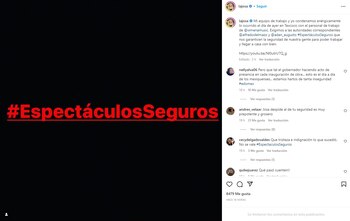 La cantante María José se