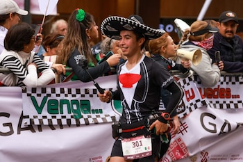 Un joven hizo el recorrido