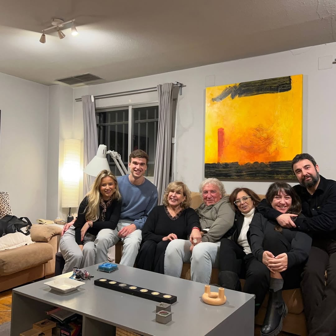 Georgina Barbarossa además volvió a ver a sus primos, ahora adultos, nietos y con nuevas familias, tras décadas de distanciamiento