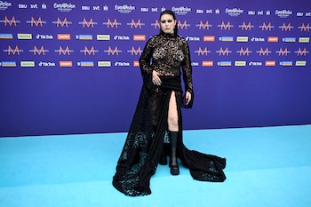 Iolanda, durante la alfombra turquesa