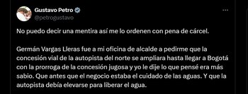 Respuesta de Gustavo Petro a