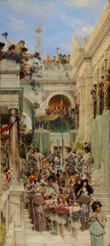 “Primavera” (1894) de Lawrence Alma-Tadema,