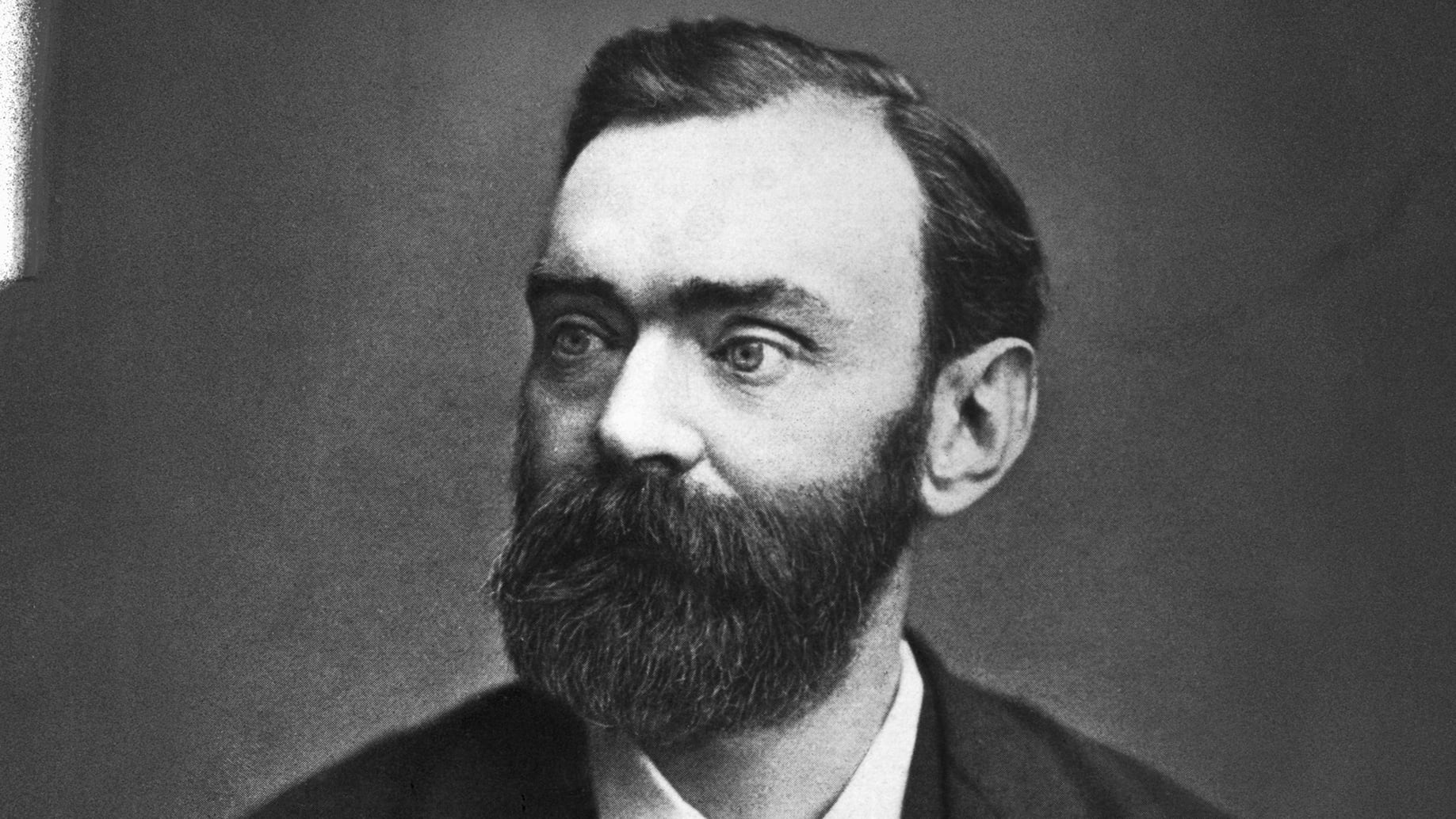 Fotografía de Alfred Nobel.