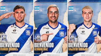 Franco Coronel, Germán Díaz y