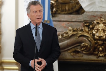 El ex presidente de Argentina,