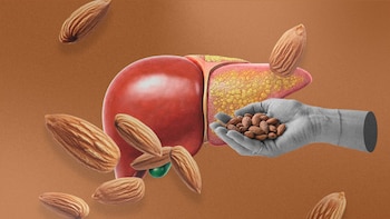 Hígado graso: las almendras podrían ser el arma secreta de tu salud gracias a ser alta en vitamina E