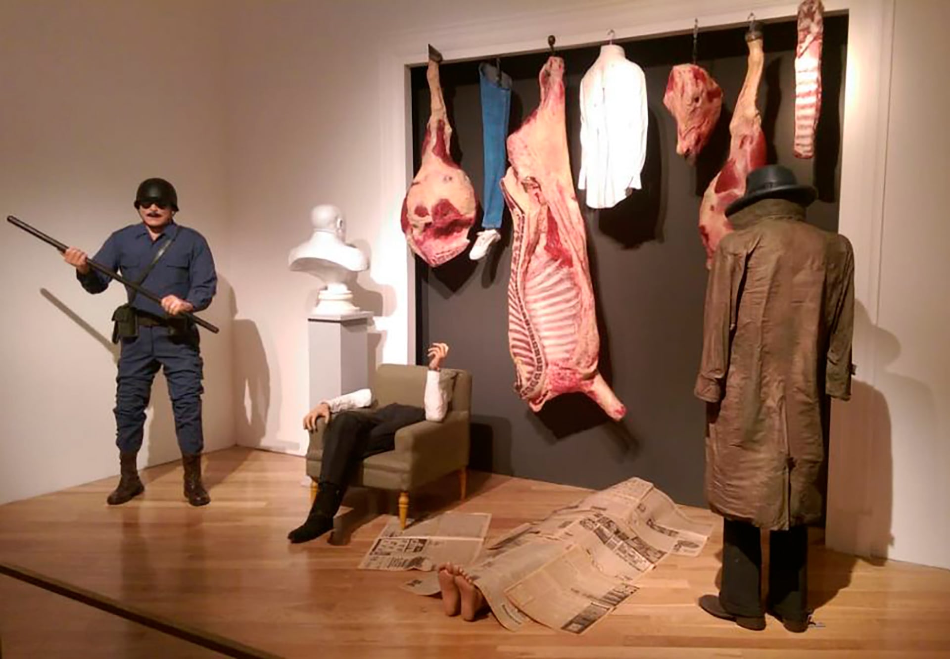 “Manos anónimas” (1976 – reconstrucción 2019). Instalación