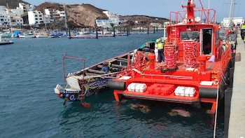 Evacuado a Tenerife en estado grave uno de los migrantes rescatados en El Hierro