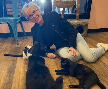 Pam Johnson-Bennett (Instagram/thinklikeacat)