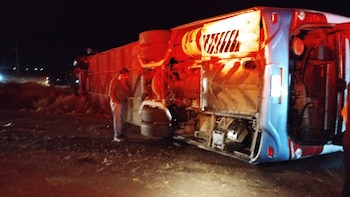 Varias personas fueron trasladadas a