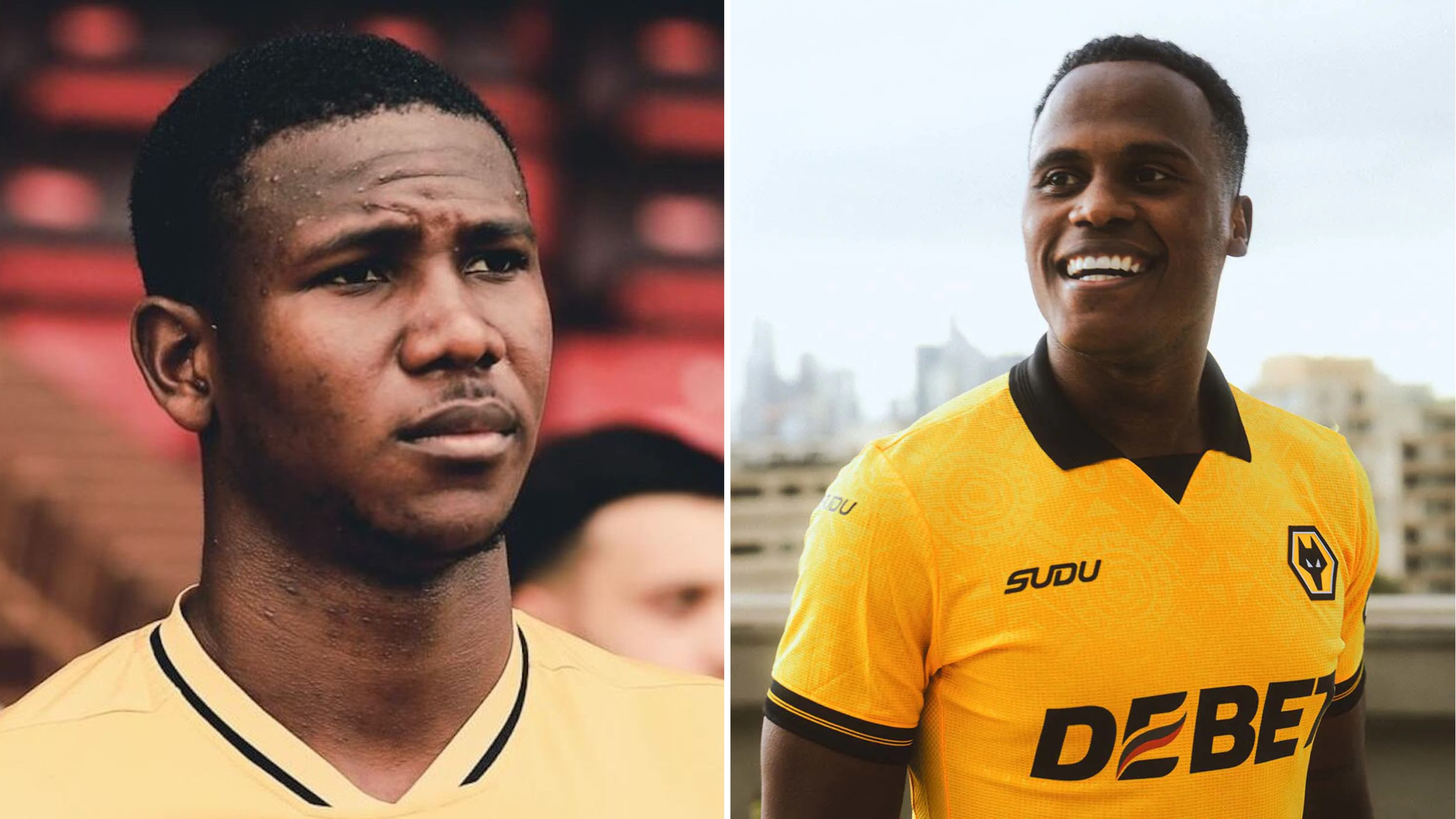 Yerson Mosquera y Jhon Arias, compañeros en la Selección Colombia, ahora compartirán vestuario en el Wolverhampton - crédito Wolves