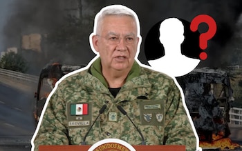 Agentes federales y militares custodian