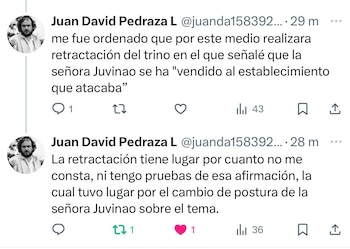 Juan David Pedraza admitió haber