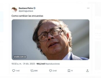 Con este mensaje en su