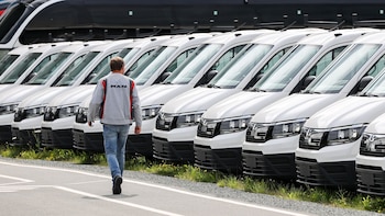 Las empresas y ofertas de transporte en combis y vehículos medianos podrían ganarle espacio a los ómnibus tradicionaloes
Foto: Jan Woitas/dpa