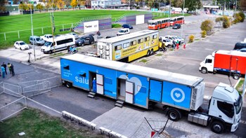 En el playón que se