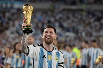 Messi salió como jugador libre