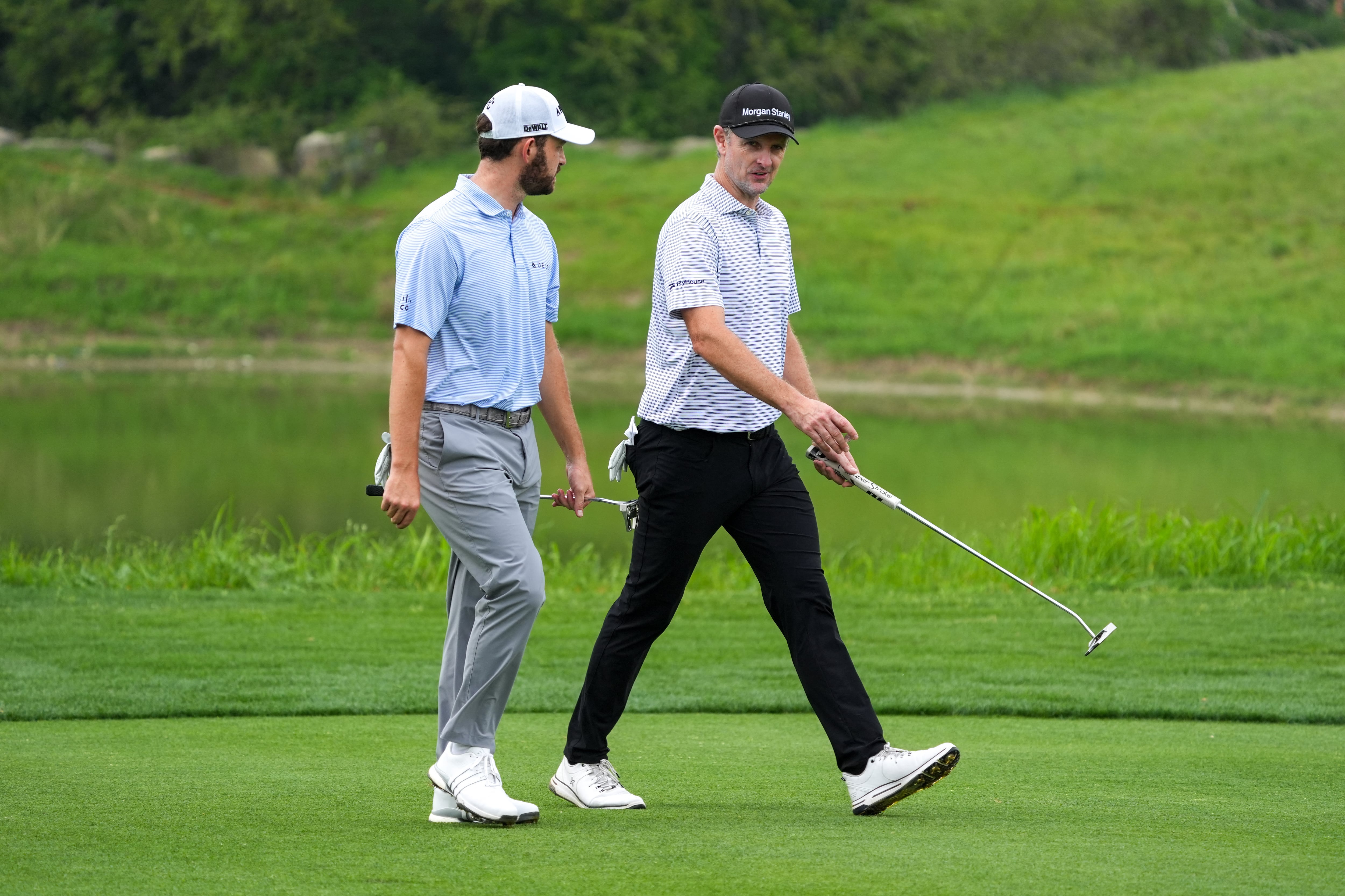 La práctica habitual de golf fortalece la musculatura, mejora la salud cardiovascular y promueve mayor flexibilidad articular (Daniel Dunn-Imagn Images/via Reuters Connect)