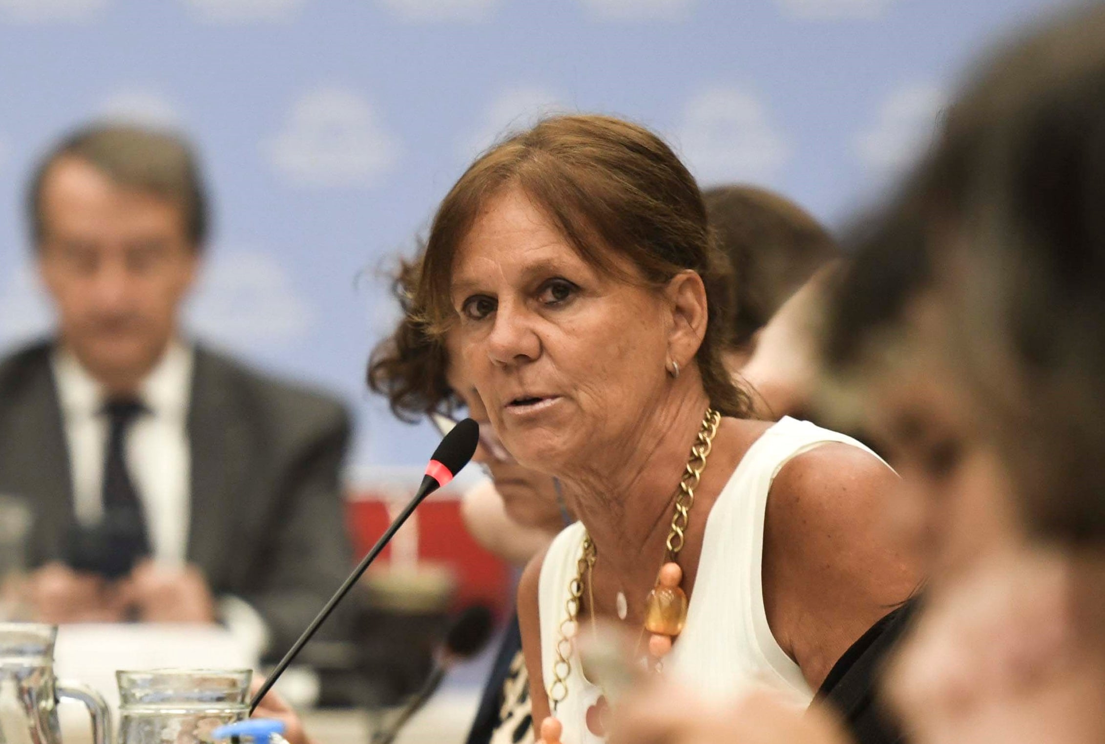 “Cuando venís luchando por algo y parece que siempre estás llegando a la meta y por algo la meta no llega nunca, tengo reparos y hasta que no lo veo, no lo creo”, expresó Marina Charpentier (Foto: Télam)