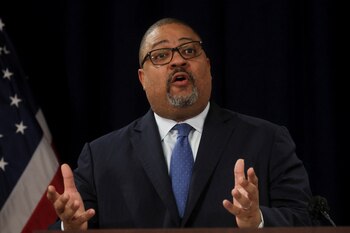 Alvin Bragg, fiscal del distrito de Manhattan (REUTERS/Brendan McDermid)