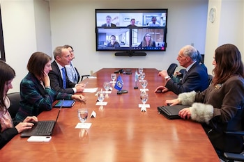 Primera visita a la sede