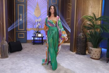 El colorido outfit de la