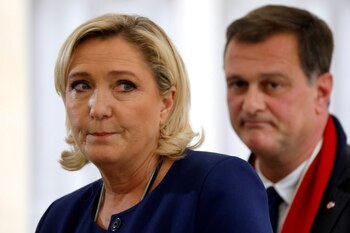 Aliot y Le Pen fueron