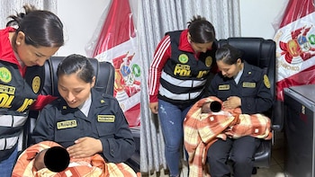 Una menor de pocos días