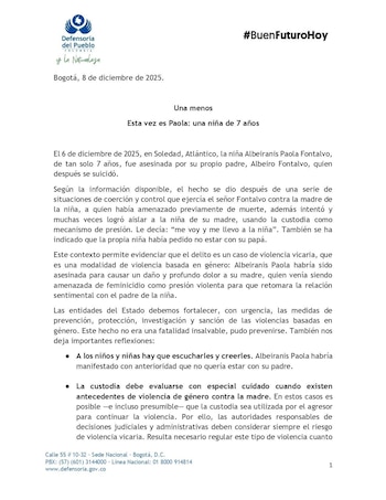 El padre de la menor