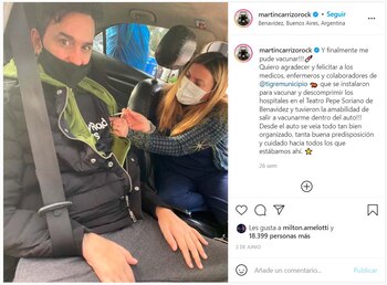 Martín Carrizo había publicado una