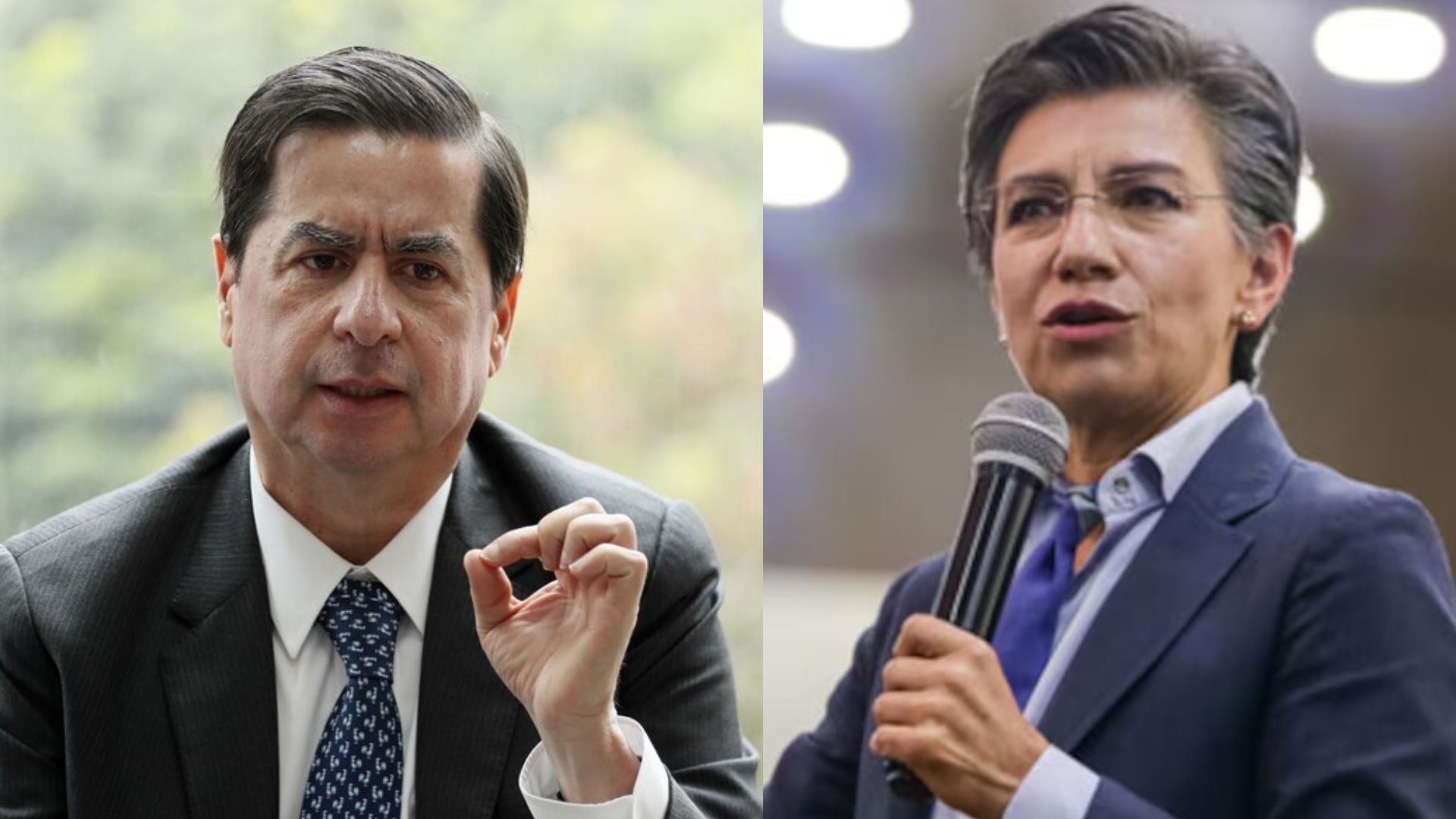 Cristo aseguró que la campaña de Iván Cepeda no está recogiendo firmas, desmintiendo esa posibilidad en repetidas ocasiones - crédito Mauricio Dueñas Castañeda/EFE y Colprensa