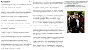 Gustavo Petro afirmó que no existe vínculo con Alex Saab y cuestionó a sectores políticos que, según él, intentan atribuirle responsabilidades ajenas - crédito @petrogustavo/X