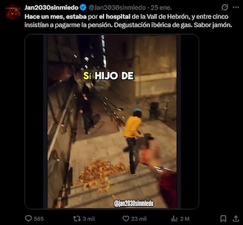 Captura de la publicación subida