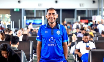 Homer Velásquez, entrenador del equipo